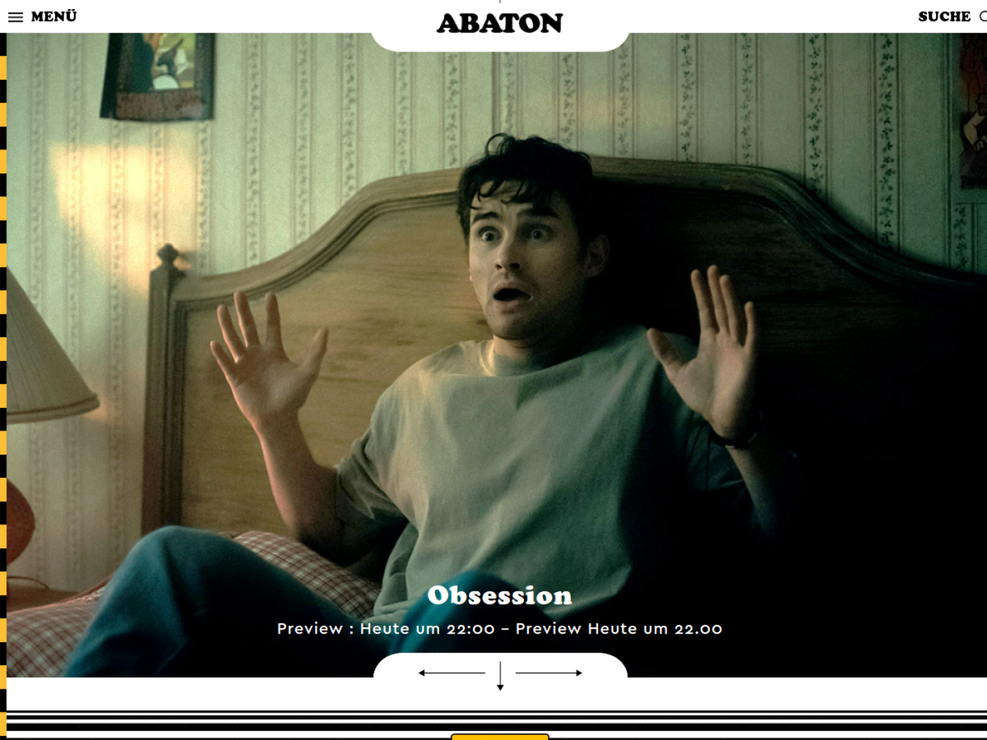 Website-Screenshot von Abaton-Kino
