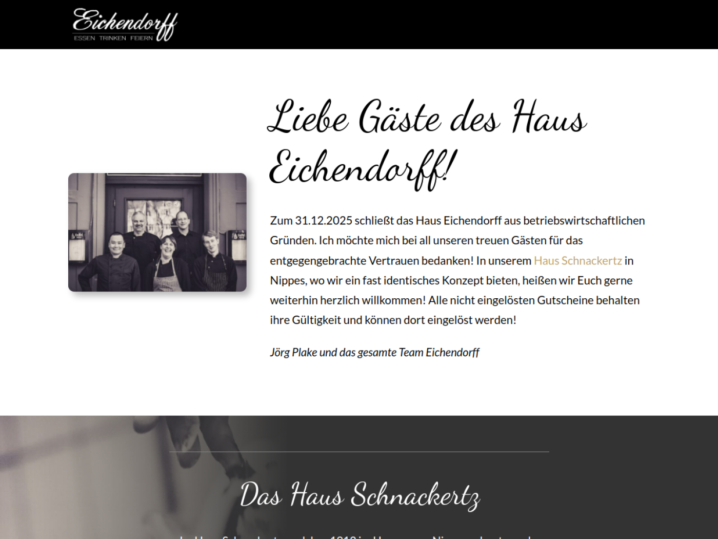 Website-Screenshot von Eichendorf