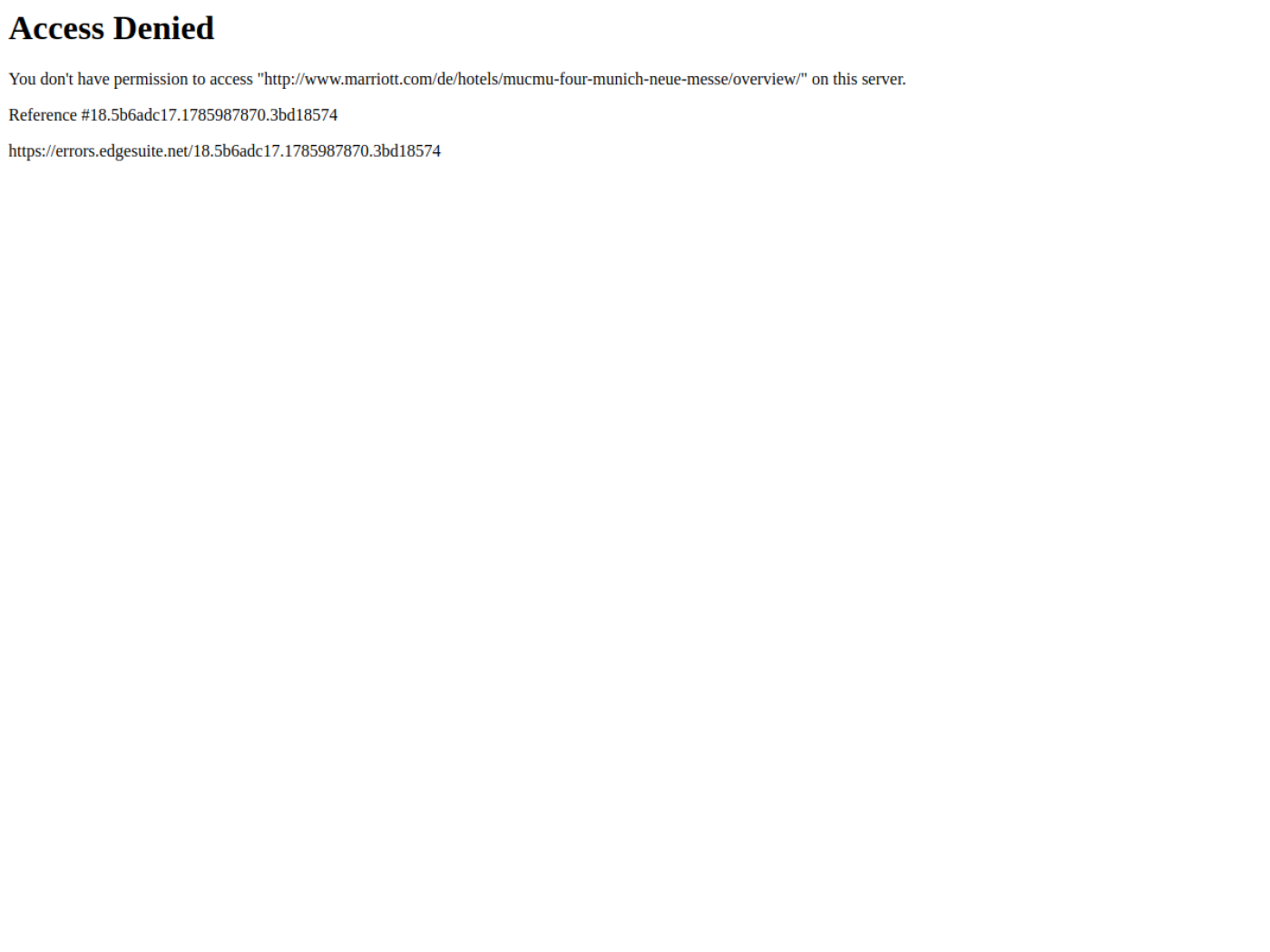 Website-Screenshot von Four Points by Sheraton