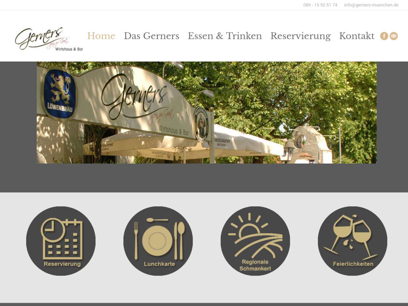 Website-Screenshot von Gerners