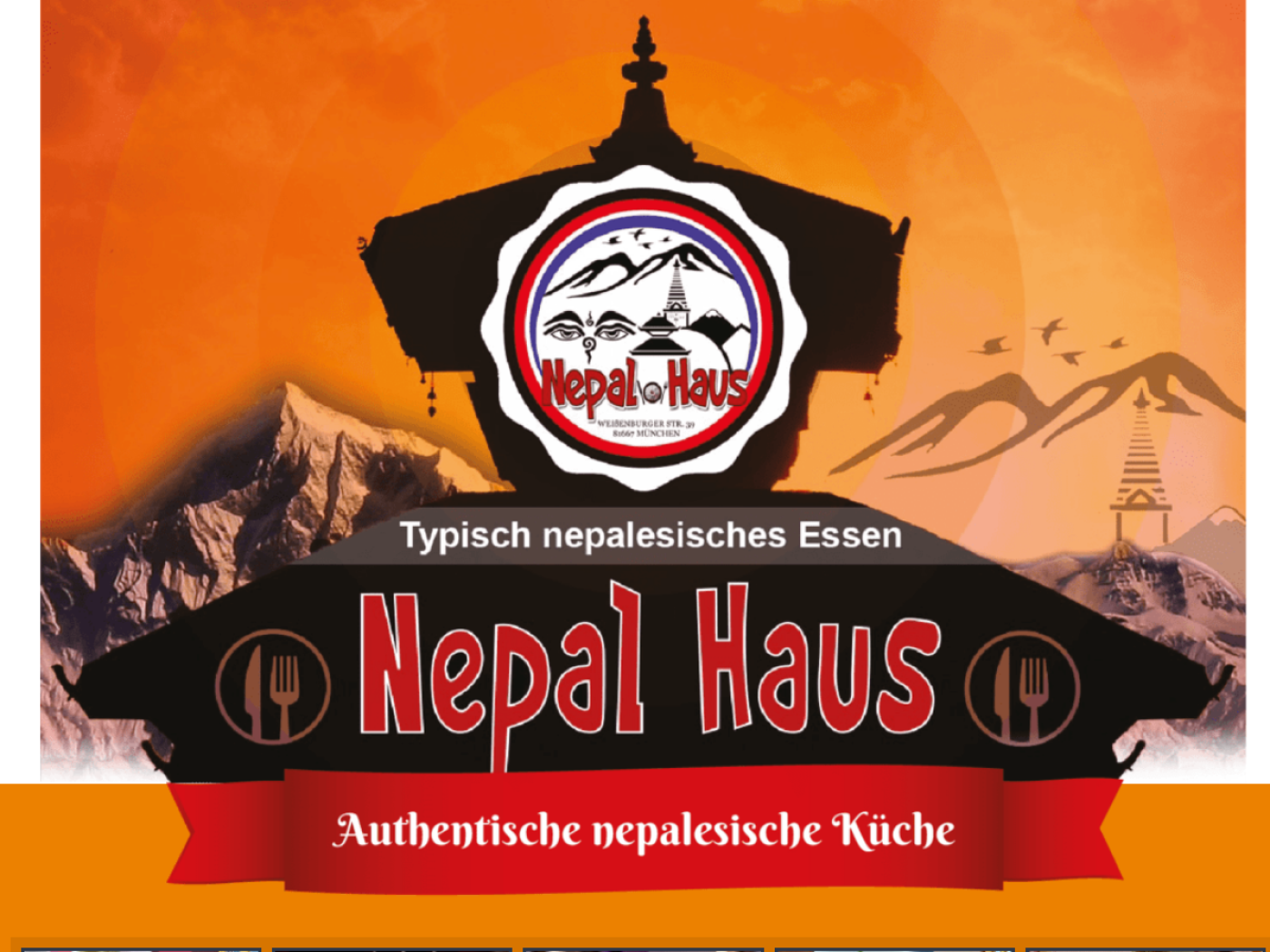 Website-Screenshot von Nepal Haus