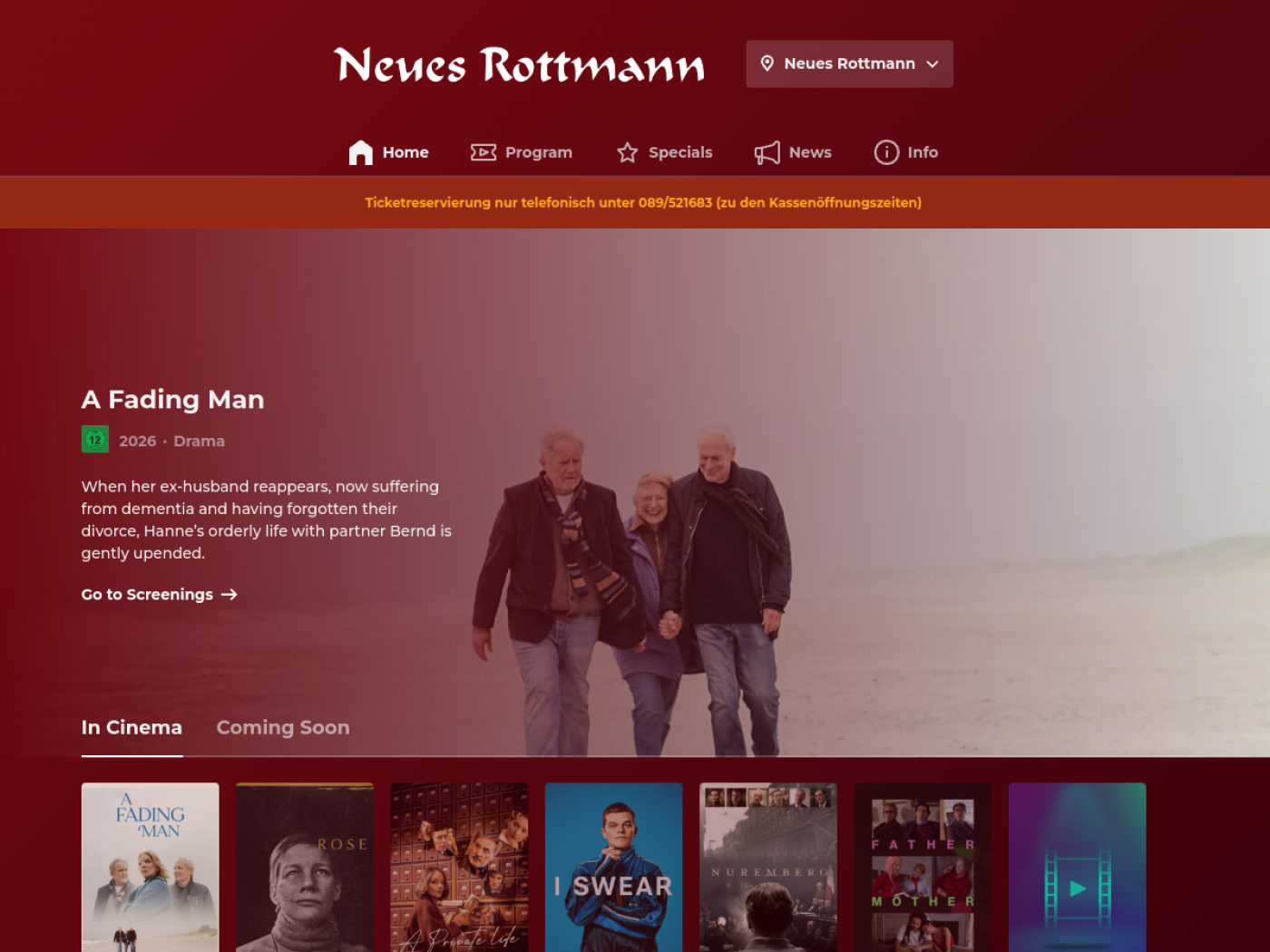 Website-Screenshot von Neues Rottmann