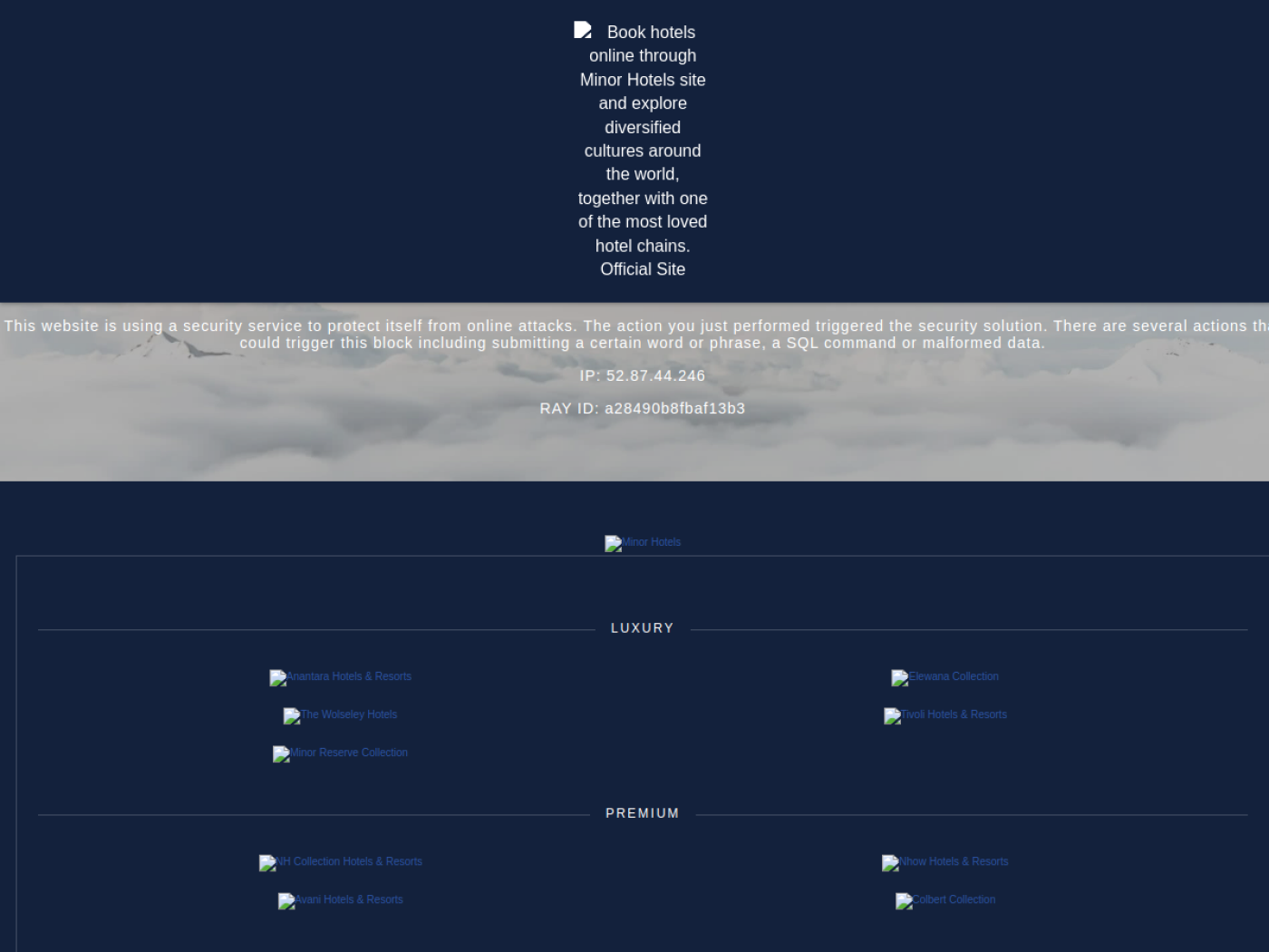 Website-Screenshot von NH Collection Frankfurt City