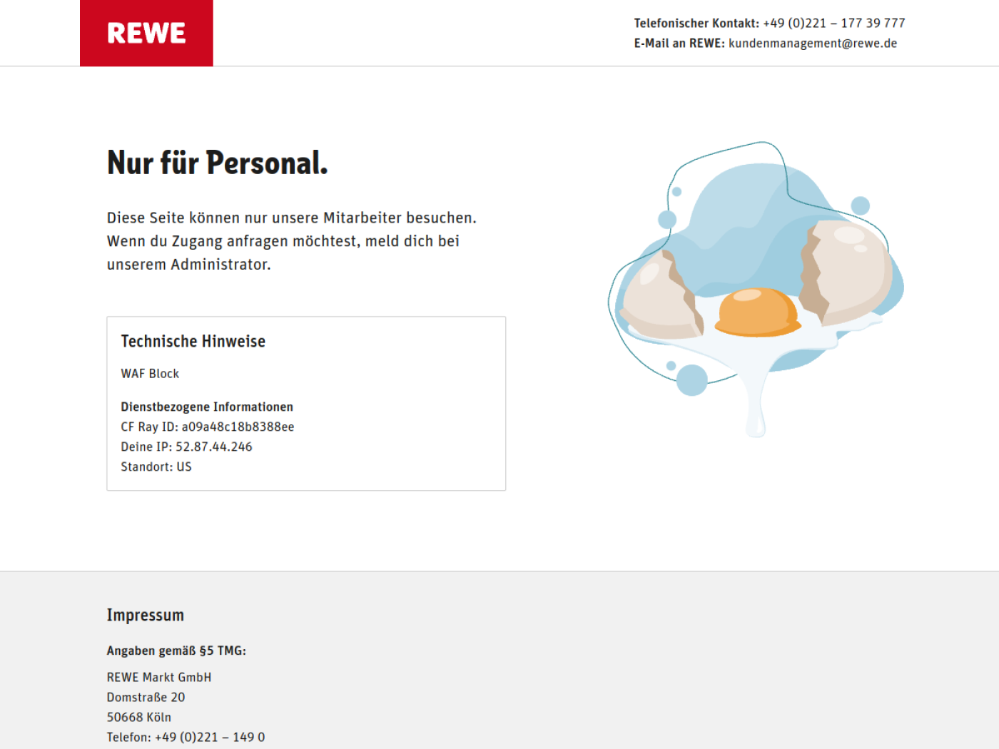 Website-Screenshot von REWE Getränkemarkt