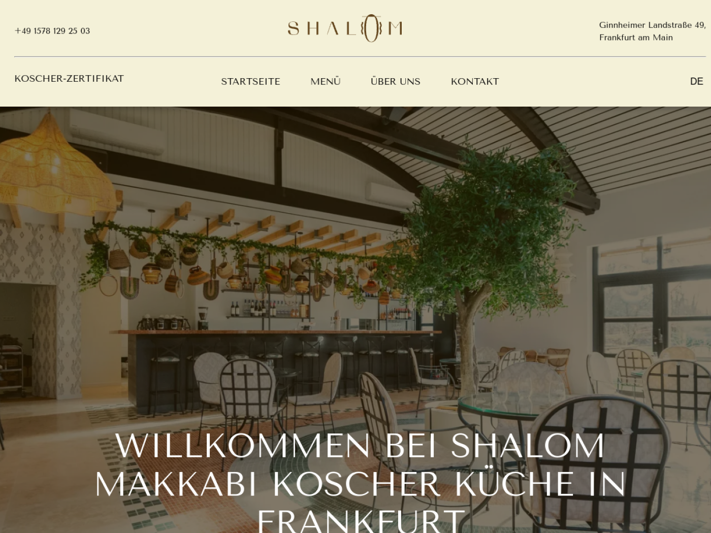 Website-Screenshot von Shalom Makkabi