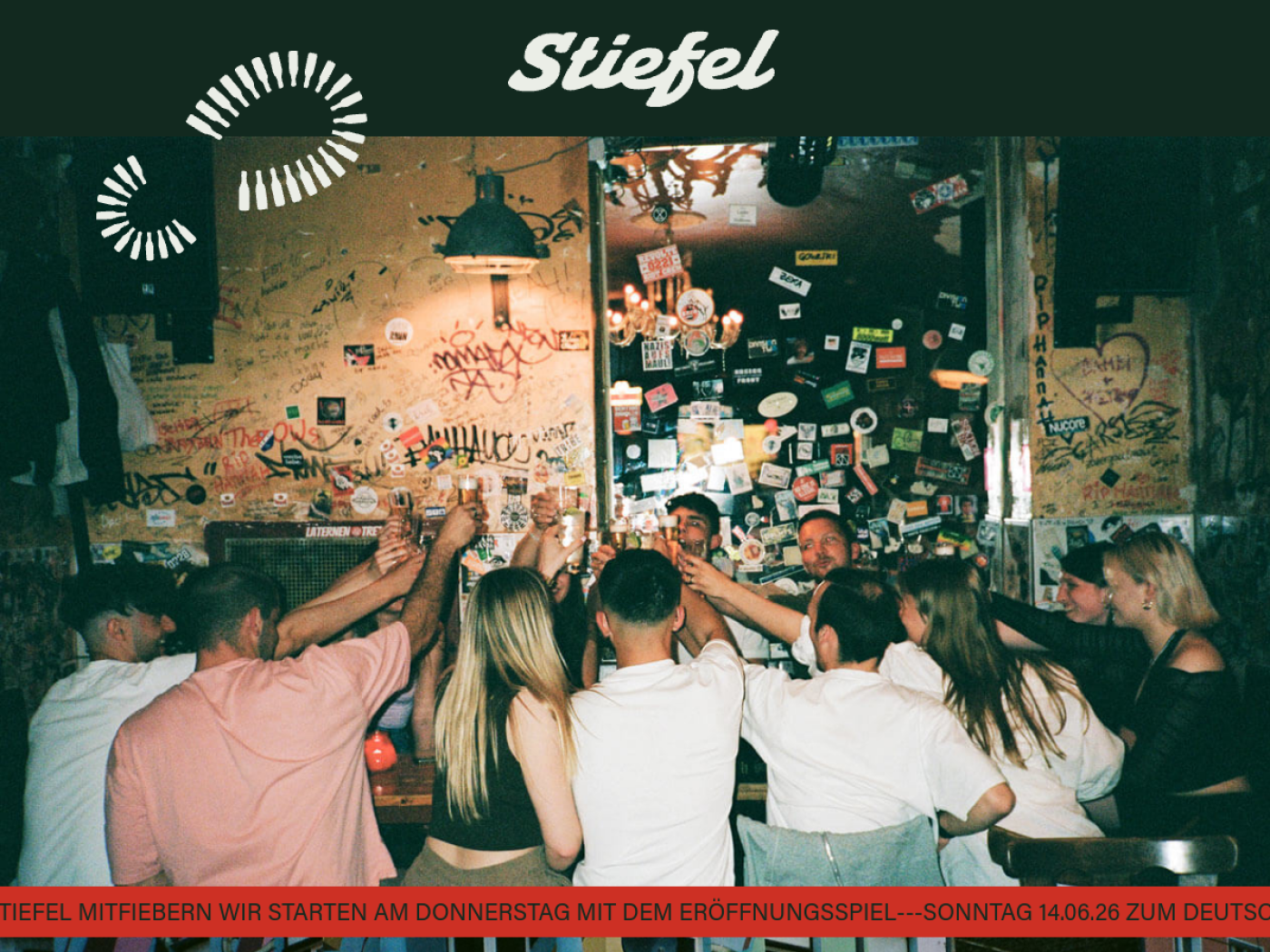 Website-Screenshot von Stiefel
