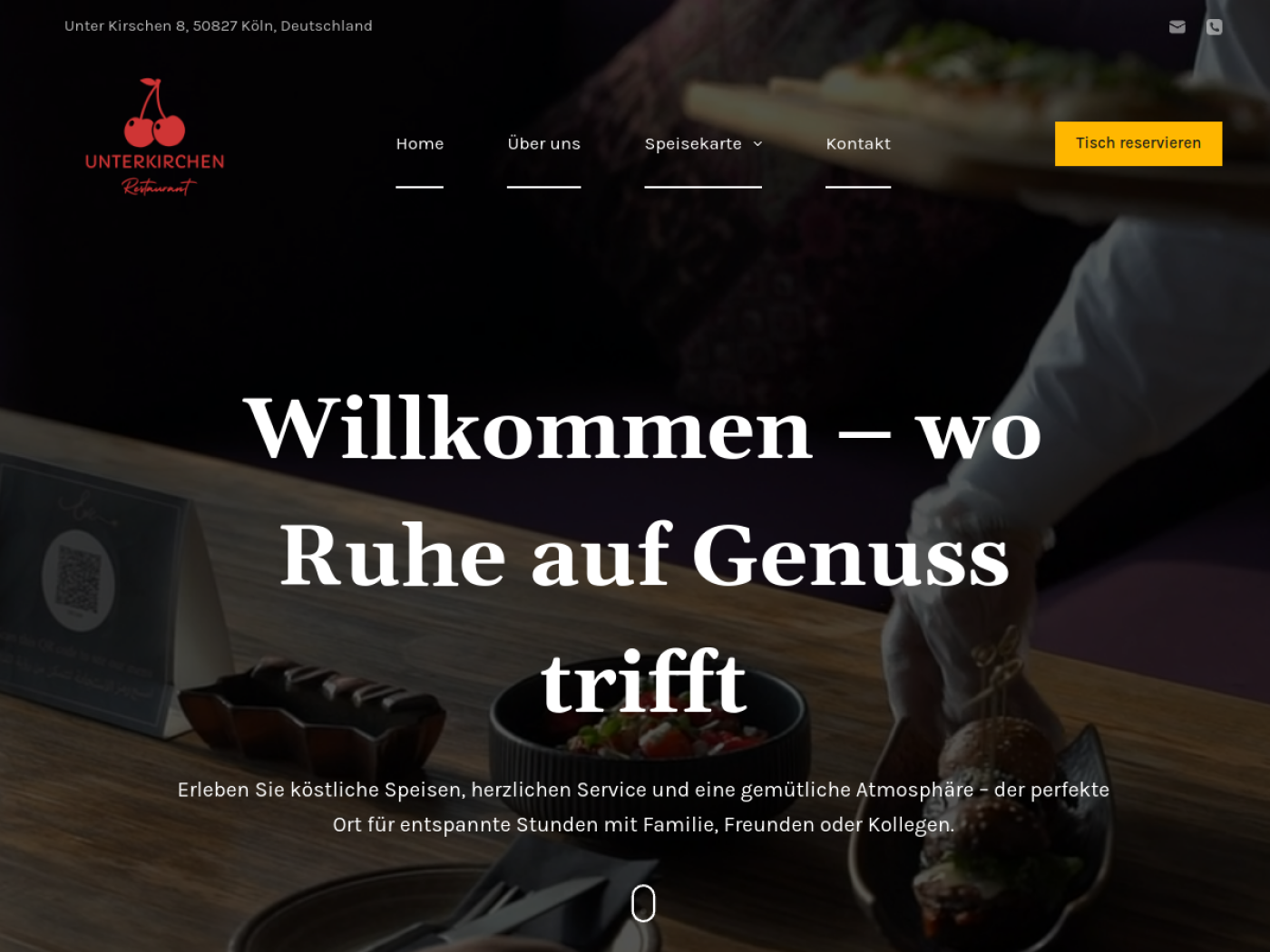 Website-Screenshot von Unter Kirschen