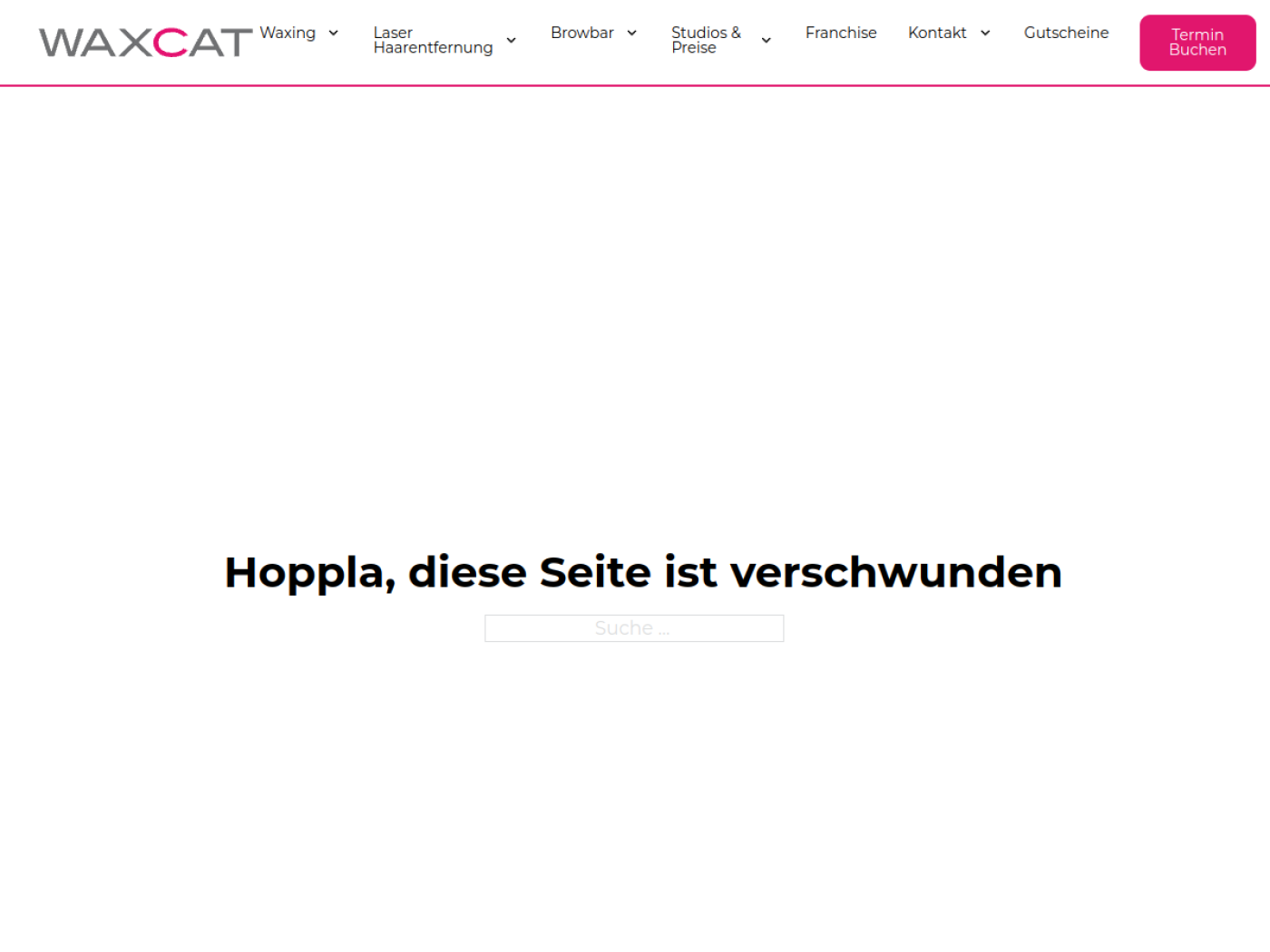Website-Screenshot von Waxcat